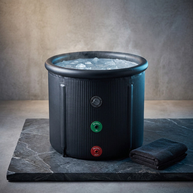 Pro Elite Recovery 90Cm Ice Pod Ice Bath Therapy Inflatable DWF Cold Plunge Tub for 03Hp Water Chiller for Athletes — Studio Shot